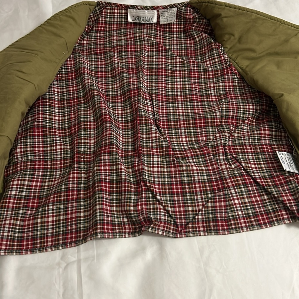CASEY&MAX Cotton Quilted Embroidered Vest L - Picture 4 of 7